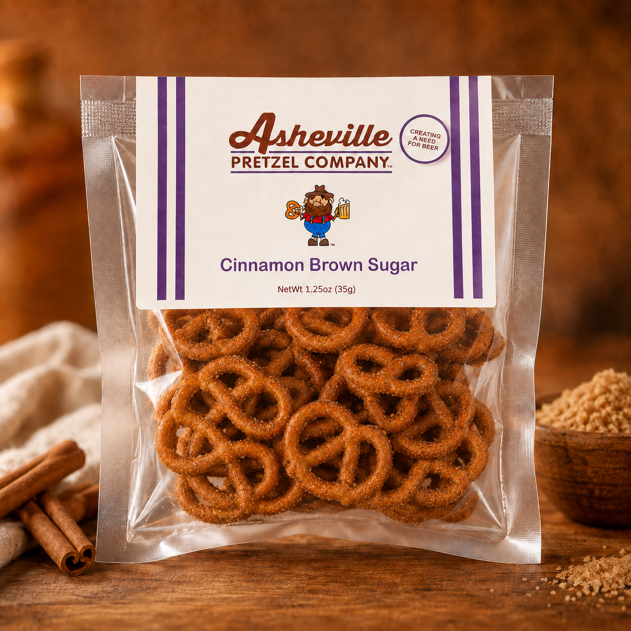 Cinnamon Brown Sugar Pretzel Twists