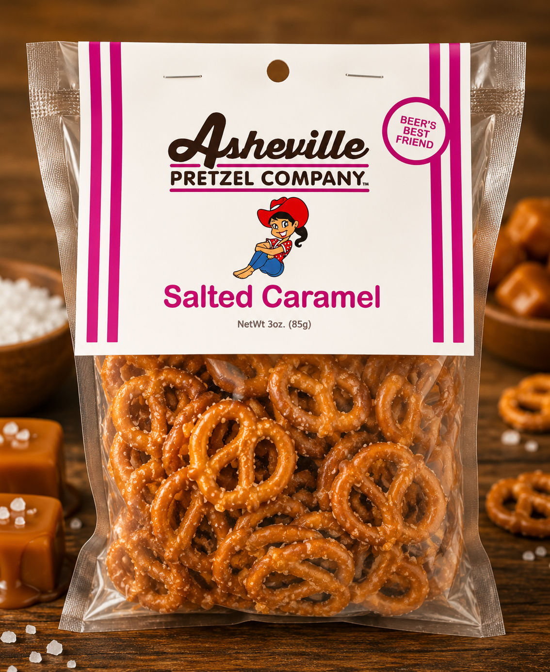Salted Caramel Pretzel Twists