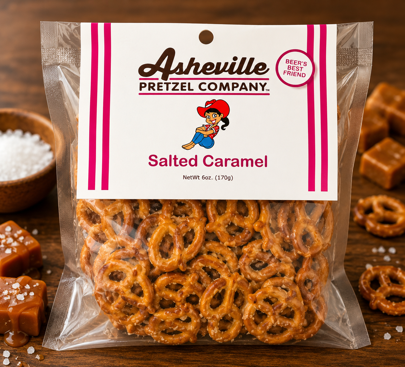 Salted Caramel Pretzel Twists