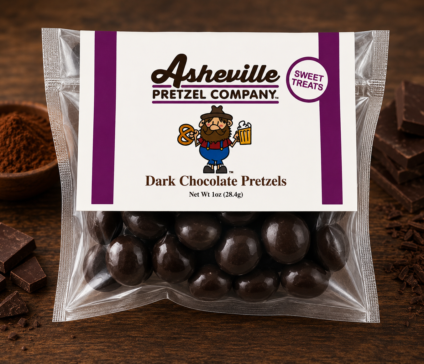 Dark Chocolate Pretzel Balls